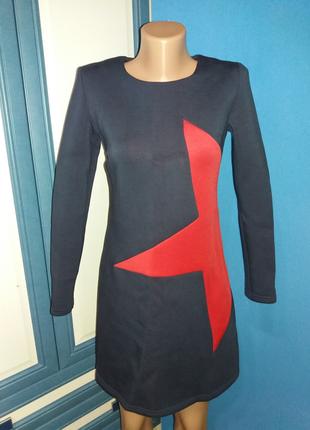 Женское теплое платье Звезда р.44 (М)