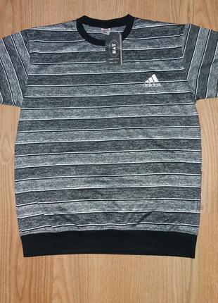 Чоловіча футболка Adidas в смужку р. 52-54