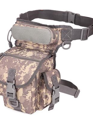Тактична сумка на стегно військова сумка на ногу ACU піксель