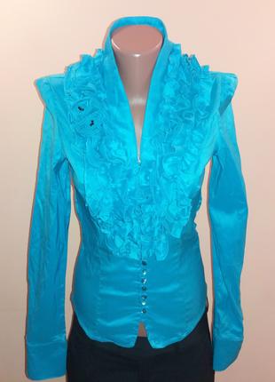 Блуза жіноча Tatu з довгим рукавом р. 42 Блакитний