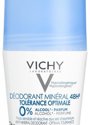 Минеральный дезодорант Vichy 48H Optimal Tolerance, оптимальна...