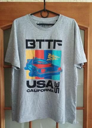 Мужская футболка back to the future usa california 35 (l-xl) o...