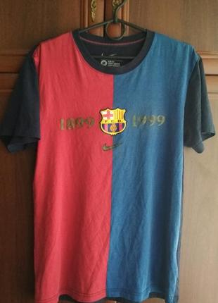 Чоловіча футболка футболка nike fc barcelona барселона 1899-1999