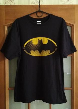 Мужская футболка merch batman (l-xl) license лицензионная