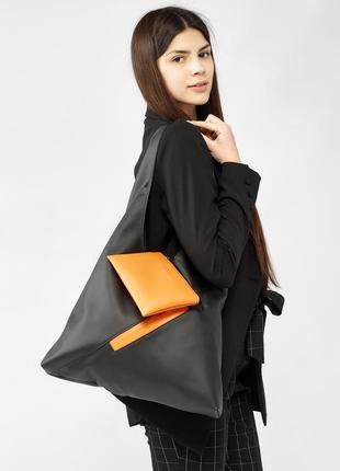 Жіноча сумка sambag hobo m чорна