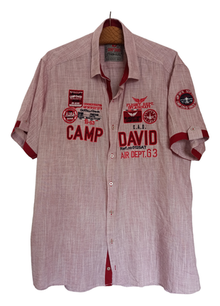 Літня чоловіча сорочка, рубашка camp david