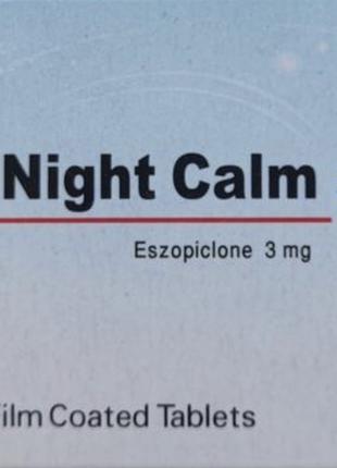 Night Calm 3 мг від безсоння 30 таблеток