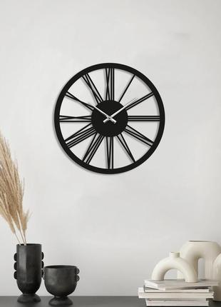Черные настенные часы yamamoto(38 x 38 см)
