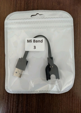 USB кабель, зарядное устройство Xiaomi Mi Band 3