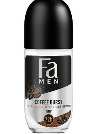 Дезодорант шариковый мужской Fa Coffee Burst 50 мл (9000101641...