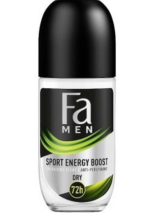 Дезодорант шариковый мужской Fa Sport Energy Boost 50 мл (9000...