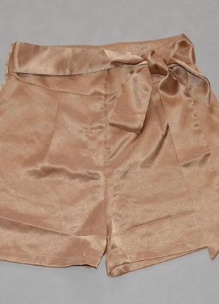 Женские легкие атласные шорты размер 48 бренд na-kd