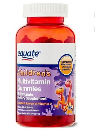 Детские мультивитамины equate children´s multivitamin, 180 шт....