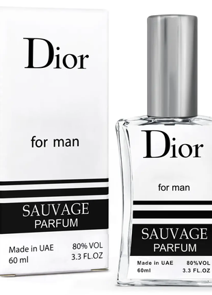 Тестер Christian Dior Sauvage Parfum чоловічий, 60 мл