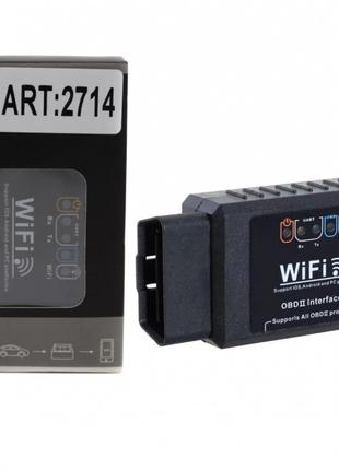Автосканер elm327 obd2 wi-fi bluetooth для диагностики авто