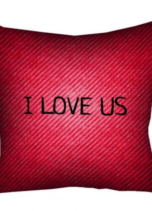 Подушка I Love Us