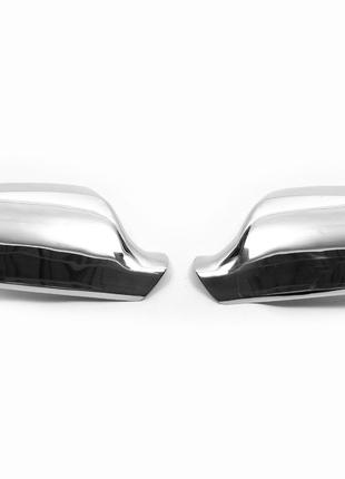 Накладки на зеркала 2010-2012 (2 шт., нерж.) для Audi A3 2004-...