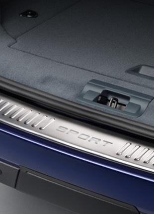 Накладка на задний бампер 2010-2013 (нерж) для Range Rover Spo...