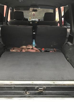 Коврик багажника Длинный (EVA, черный) для Nissan Patrol Y60 1...