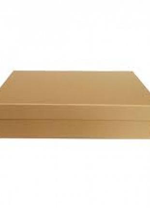 Подарочная коробка крафт 33х18х8 см