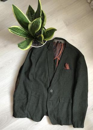 Пиджак мужской без подкладки,темно зеленого цвета,xagon man, 5...