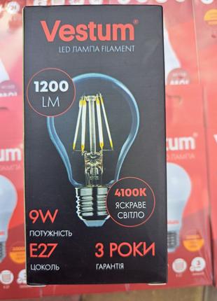 Filament лампа vestum 9w е27 4100к