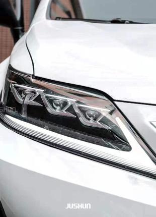 Передние фары (2 шт, дизайн 2020) для Lexus RX 2009-2015 гг.
