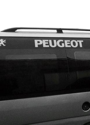 Рейлинги черные Длинная база, с чугунными ножками для Peugeot ...
