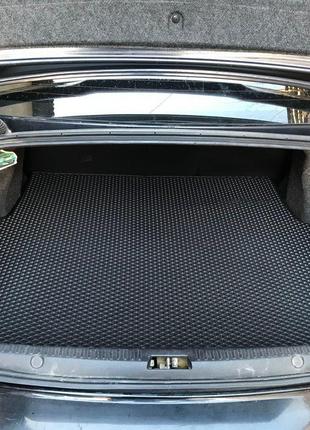 Коврик багажника (EVA, черный) для Mitsubishi Lancer X 2008↗ гг.