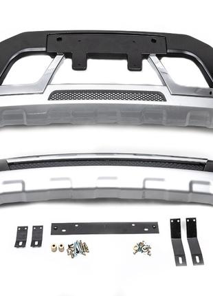 Передняя и задняя накладки (2013-2015) для Mitsubishi Pajero S...
