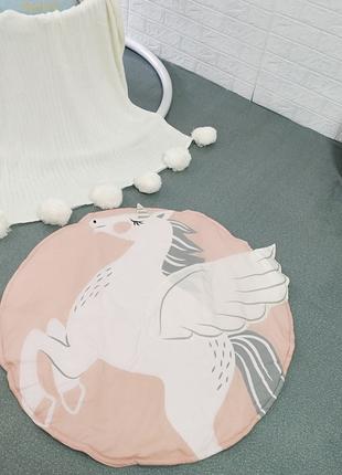 Ковдра килимок в дитячу кімнату Єдиноріг