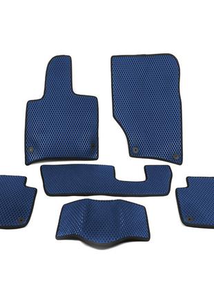 Коврики EVA (синие) 2 ряда (5 ковриков) для Audi Q7 2005-2015 гг.