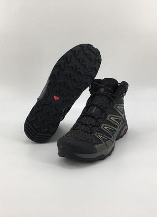 Мужские кожаные летние ботинки берцы SALOMON X Ultra 3 aero 46