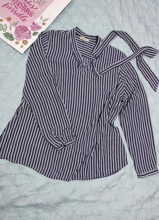 Блуза / блузка на завязках papaya /18р / батал / большого размера