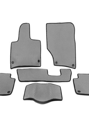 Коврики EVA (серые) 3 ряда (6 ковриков) для Audi Q7 2005-2015 гг.