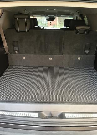 Коврики багажника (EVA, черные) для Chevrolet Suburban 2014-20...