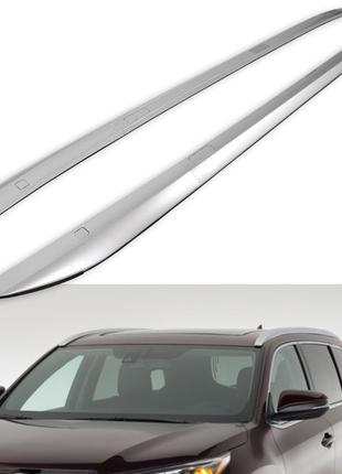Рейлинги Luxury дизайн (2 шт) для Toyota Highlander 2014-2019 гг.