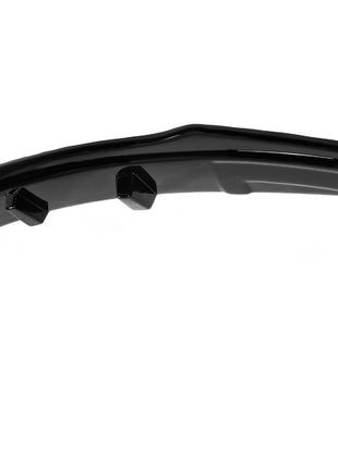 Накладка на передний бампер OmsaLine LIP (черная) для BMW 4 се...
