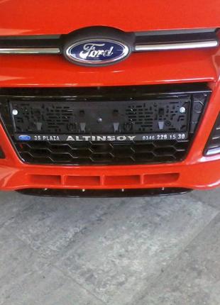 Накладка на передний бампер 2011-2014 (под покраску) для Ford ...