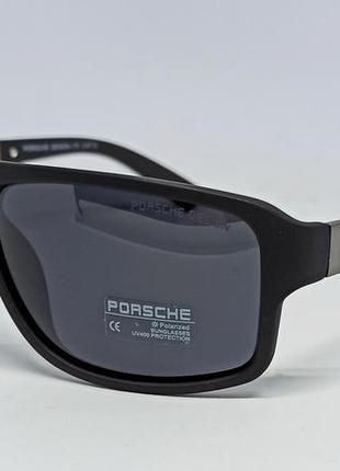 Porsche design очки мужские солнцезащитные черный мат поляризи...