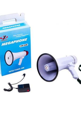 Громкоговоритель мегафон (рупор) Megaphone HW 20B 30W