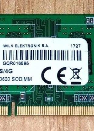 Память оперативная Goodram SODIMM DDR3-1333 4096MB PC3-10600
(...
