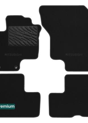 Двухслойные коврики Sotra Premium Black для Mitsubishi Outland...