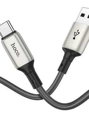 Кабель Hoco X66 Howdy charging data cable for Type-C Gray