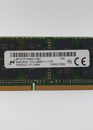 Оперативная память для ноутбука SODIMM Micron DDR3 8Gb 1600MHz...