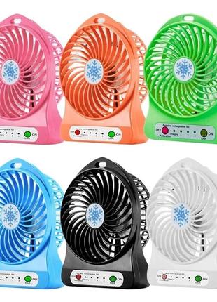 Портативный USB мини-вентилятор с аккумулятором Portable Mini Fan