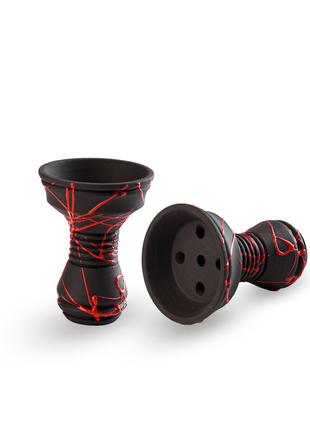 Чаша для кальяна Gusto Bowls Killa Bowls - Black red
