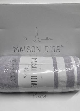 Покривало-плед Maison D'or Babette grey бавовна 220*240