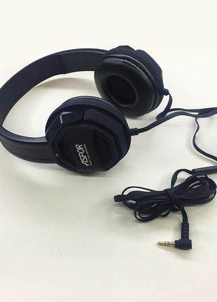 Навушники накладні з мікрофоном Aspor S102 (2м)- графітовий 96...