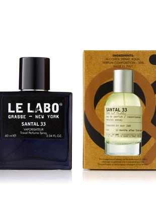 Мини-парфюм унисекс Le Labo Santal 33 60 мл (370)